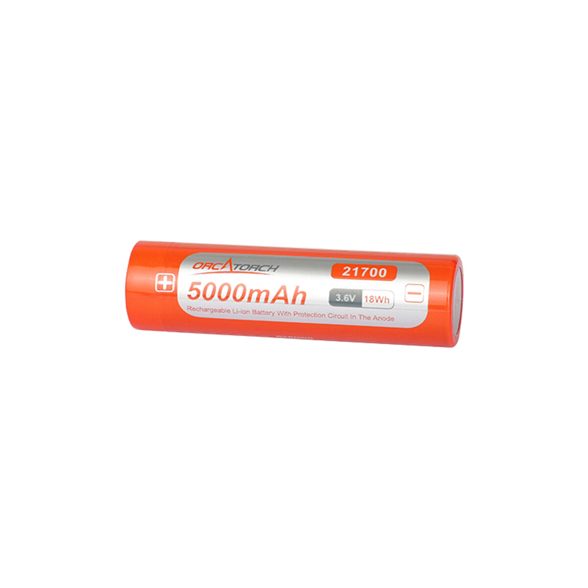 OrcaTorch 21700 Battery 5000mAh