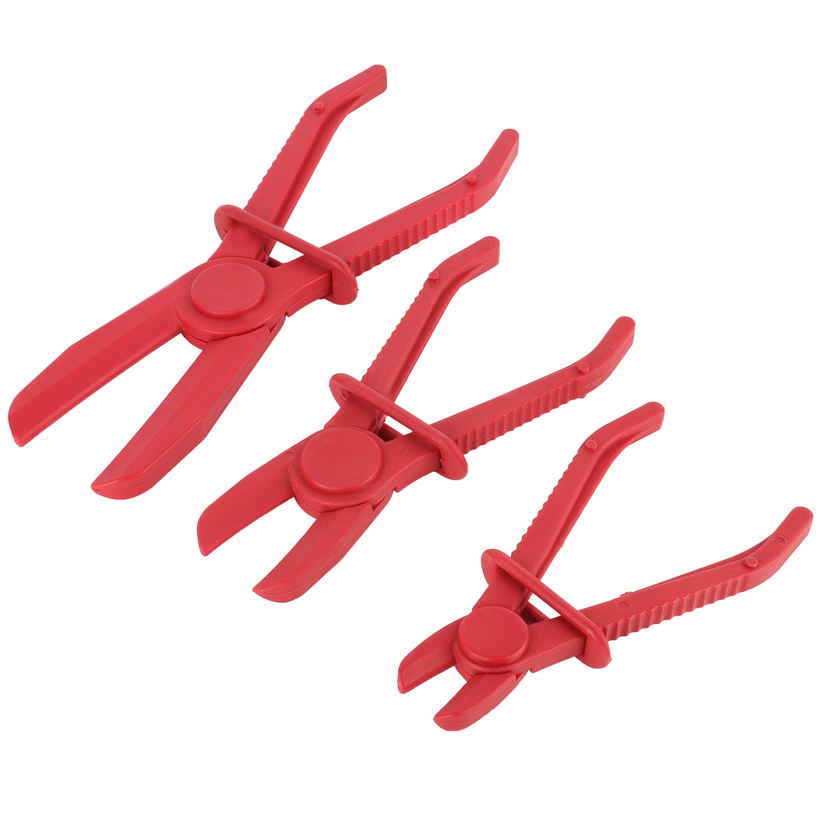 Flexible Hose Clamp Set Clamping Pliers Radiator Brake Fuel Pipe Tools 3Pcs