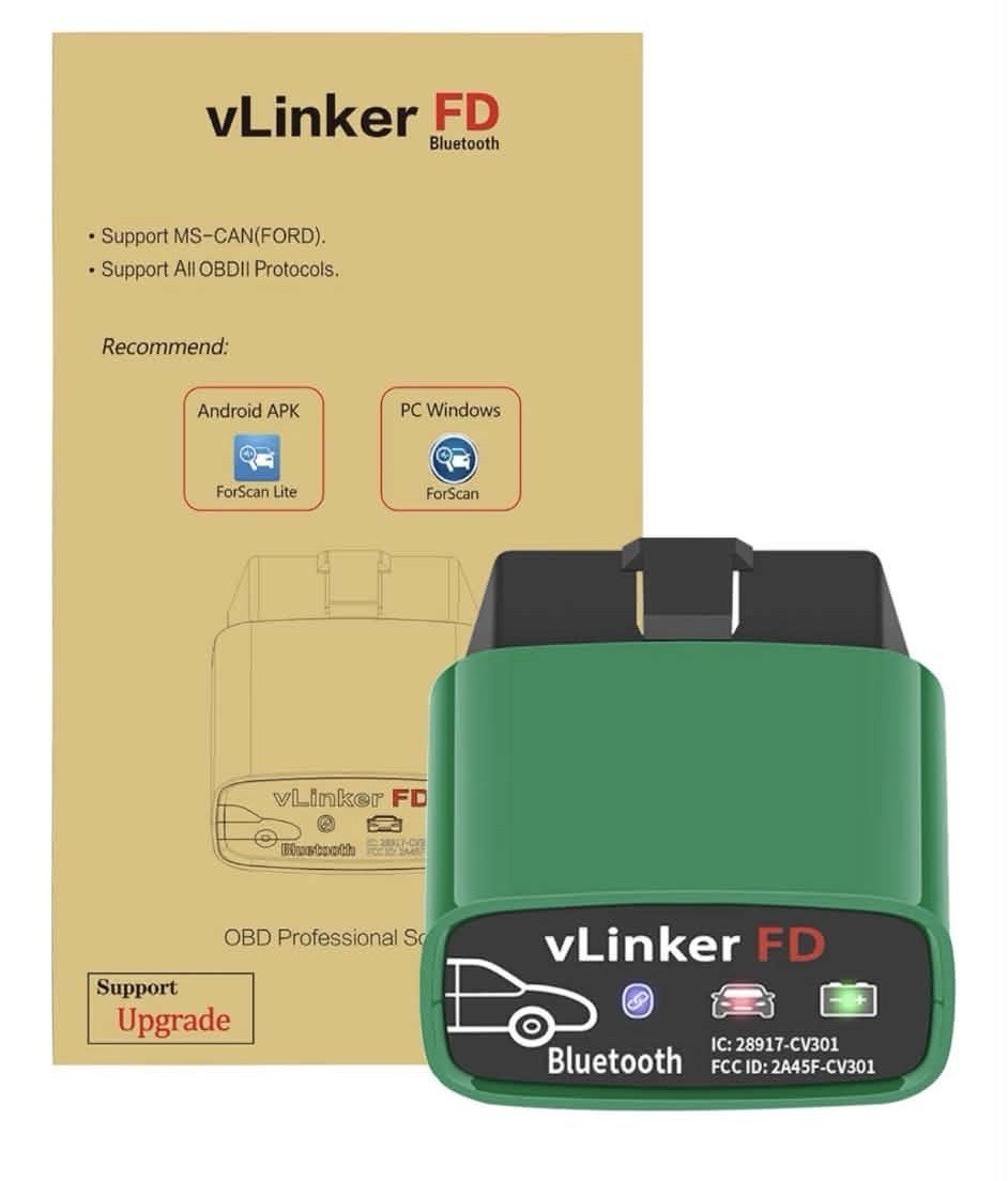 VGATE FD Bluetooth OBD2 Scanner vLinker FD+ BT3.0 (FD BT3.0)