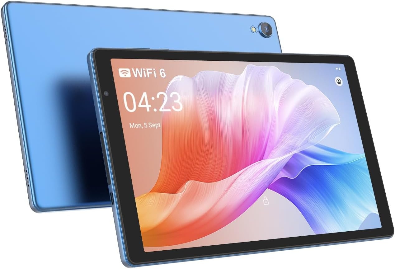 10.1" Android 14 Tablet, 4GB RAM 32GB ROM, 1TB Expandable, Quad-Core Processor