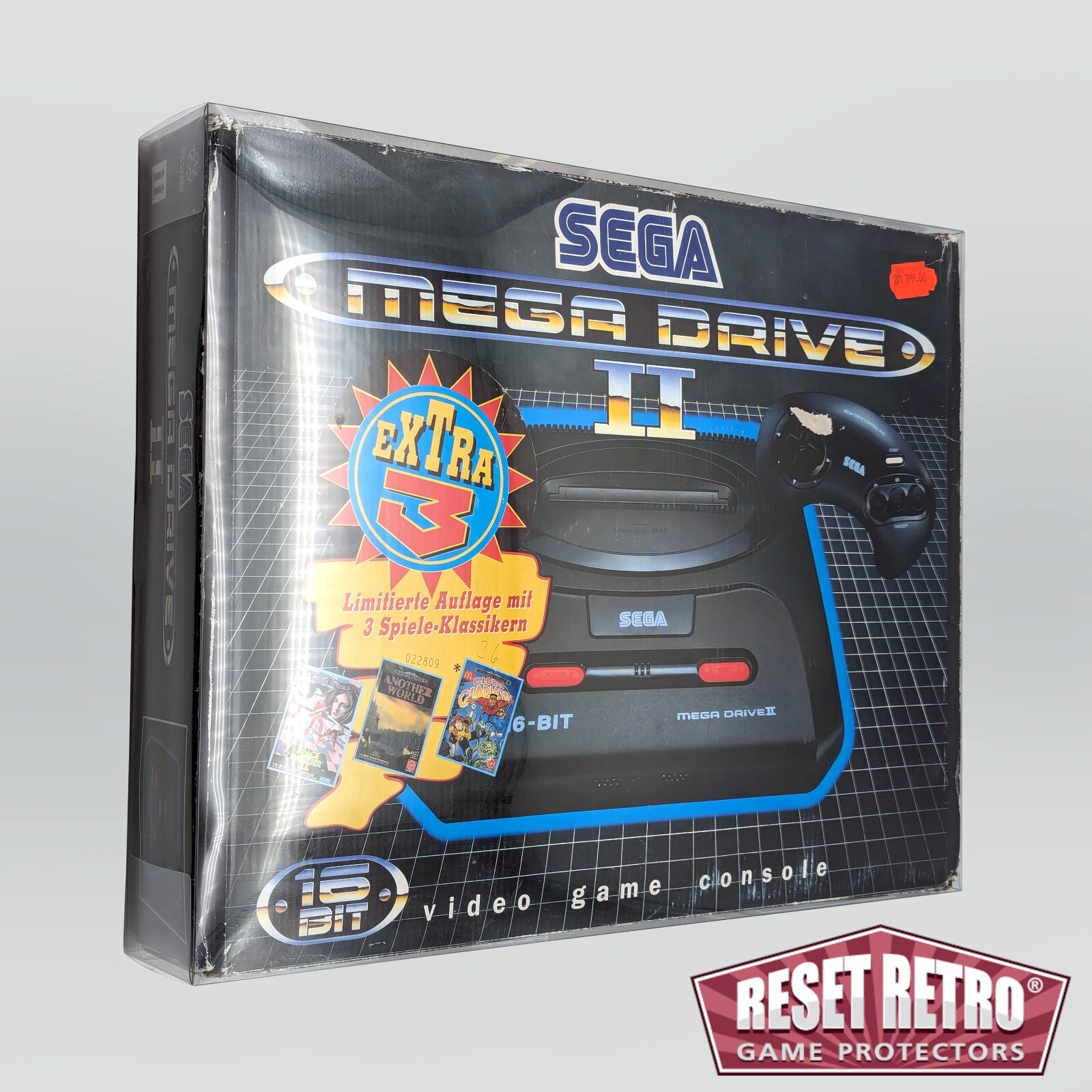 Protective case suitable for Sega Mega Drive console original packaging game protector box film