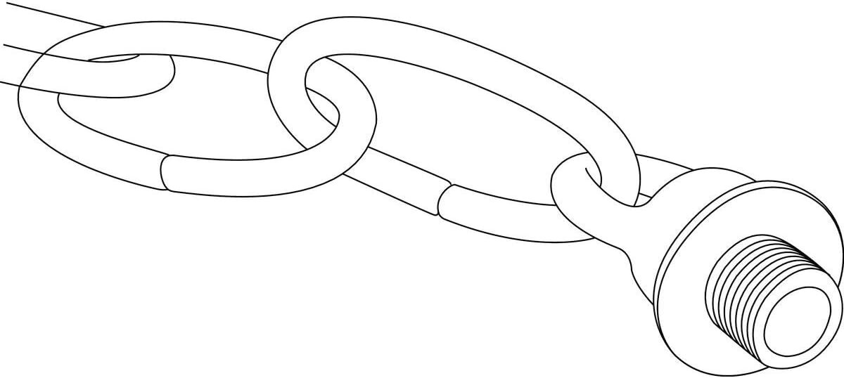 Progress Lighting P8678-09 Loop and Chain Kit, Brushed Nickel
