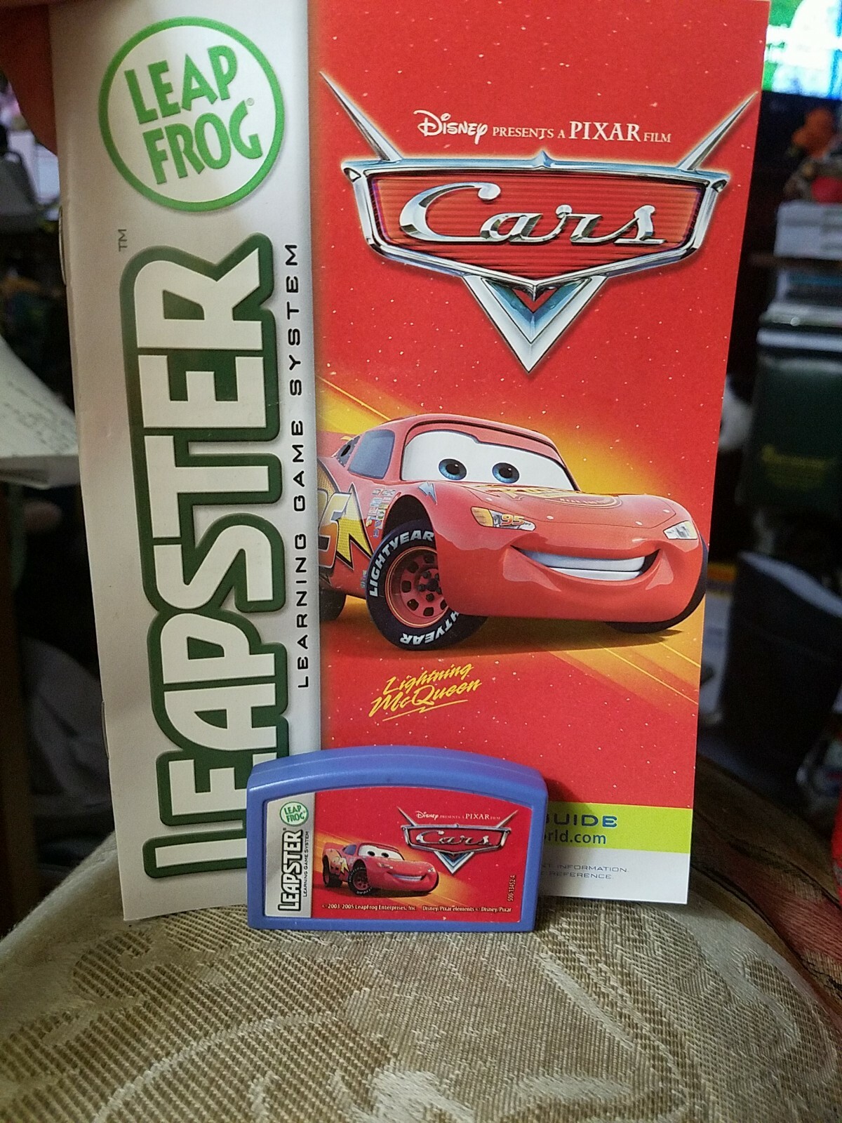 LeapFrog Leapster Disney Pixar Cars Lightning McQueen [Ages 4-6] Learning Game