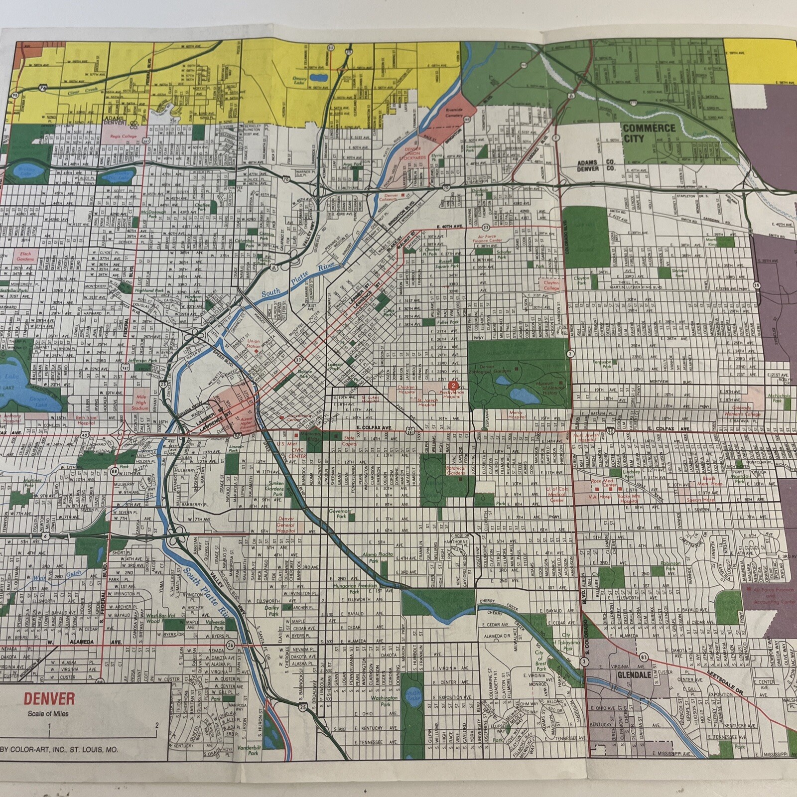 Avis Welcomes You to Denver and Vicinity Map
