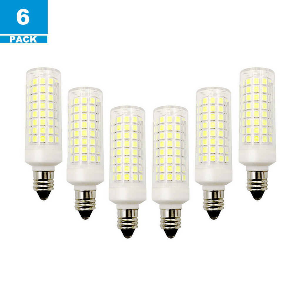 6pcs E11 LED Bulbs 110~120V 7W white/warm white 102-2835 SMD Ceiling Fan Light H