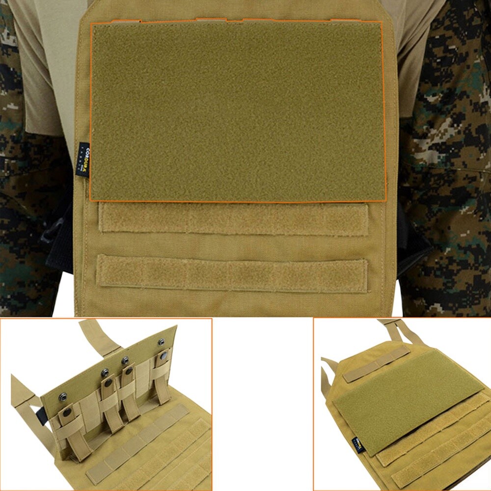 Tactical Molle Adapter Panel Hook Loop Plate for Vest Armband Expansion