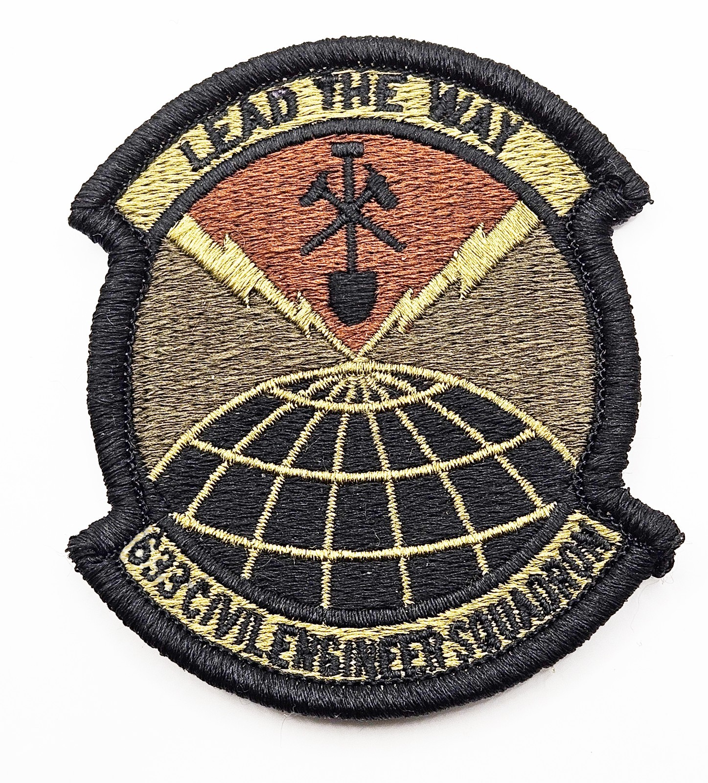 US Air Force 633rd Civil Engineer Squadron Subdued Hook Back Patch