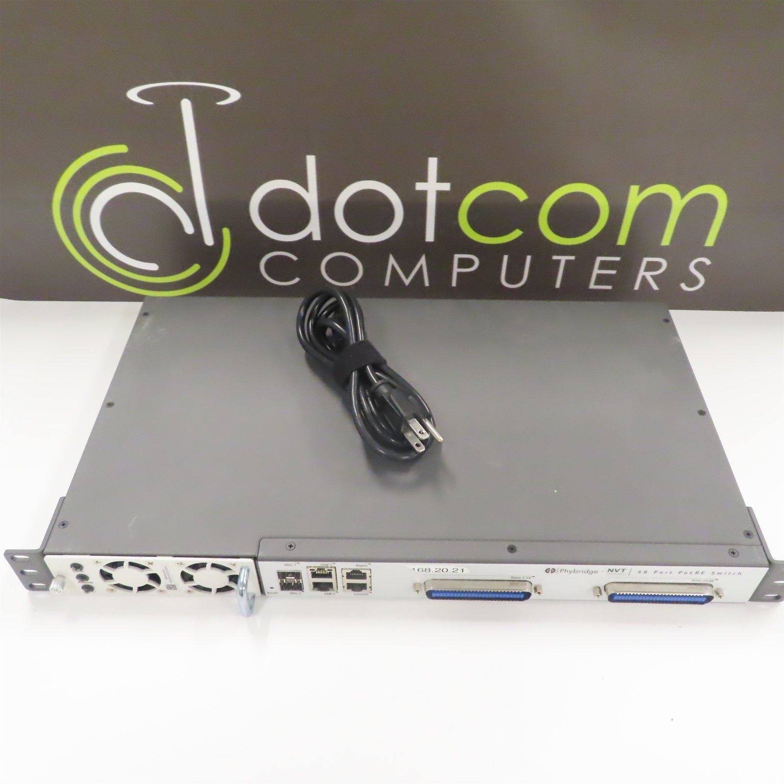 NVT Phybridge 48 Port PoLRE Switch P/N PL-048 Stream Line