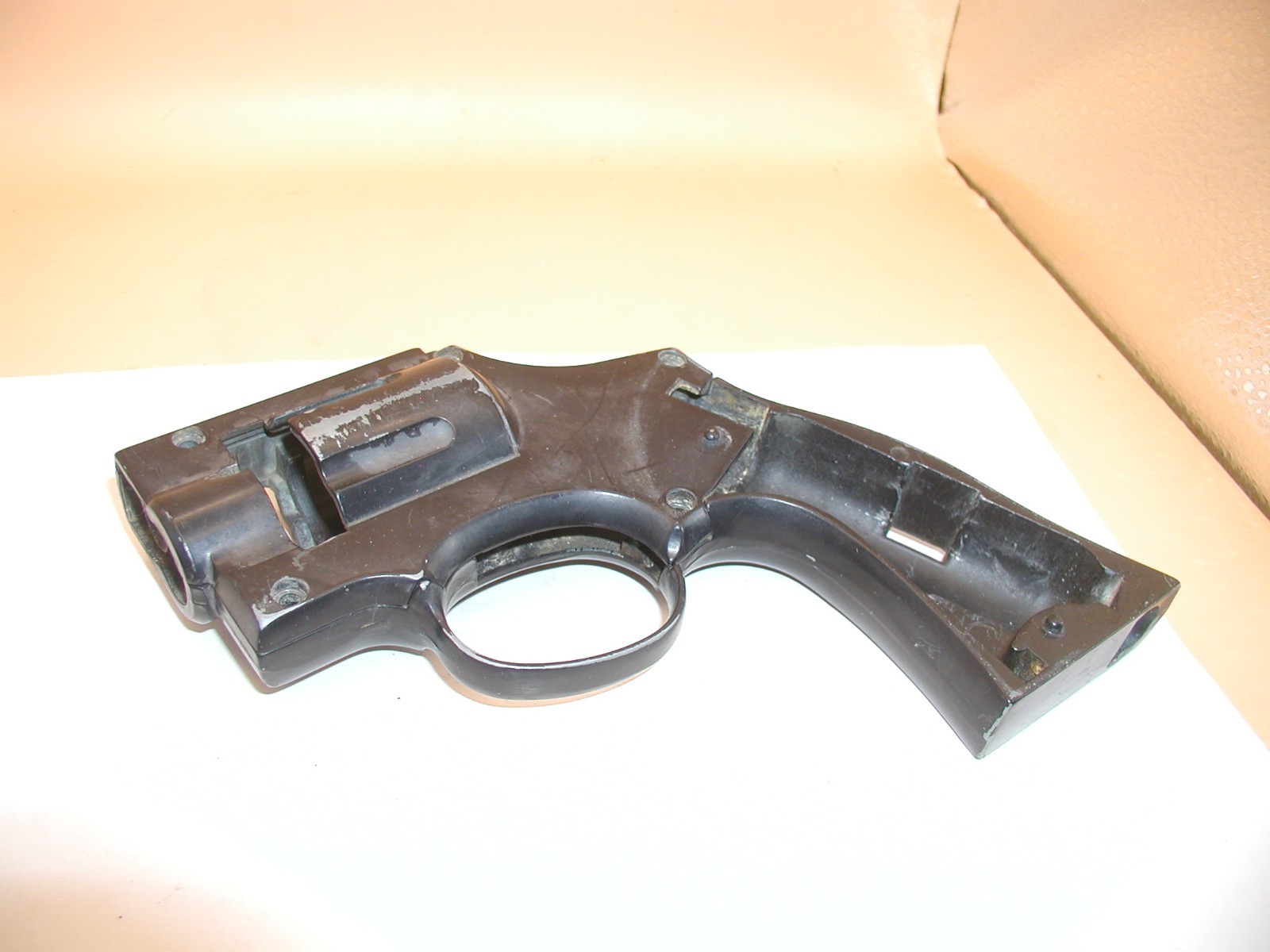 Crosman 38T Revolver - Frame and Side Plate, Black