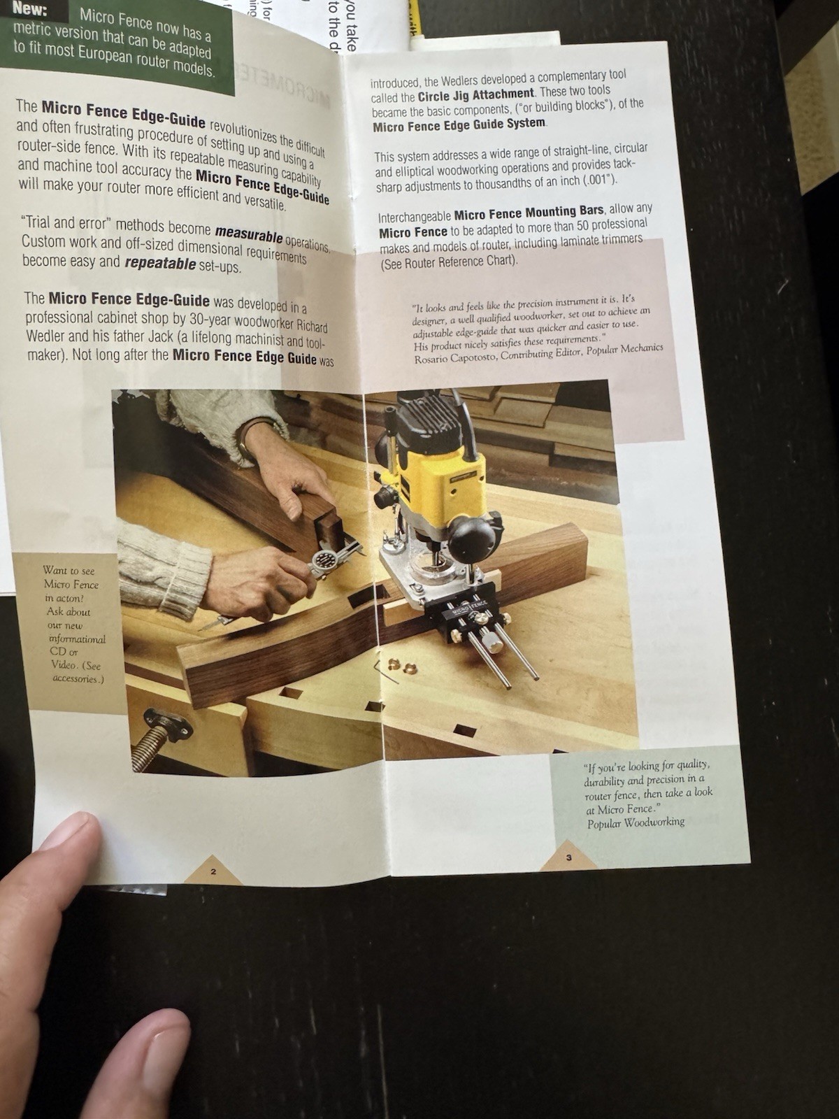 MICRO FENCE EDGE-GUIDE SYSTEM. NEW OPEN BOX