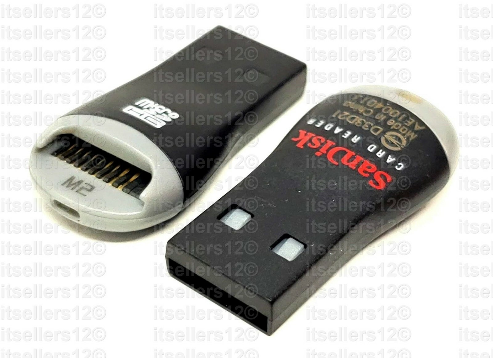 Micro SD to USB Memory Card Adapter Reader Dongle Thumb Drive Pen Supports 64GB