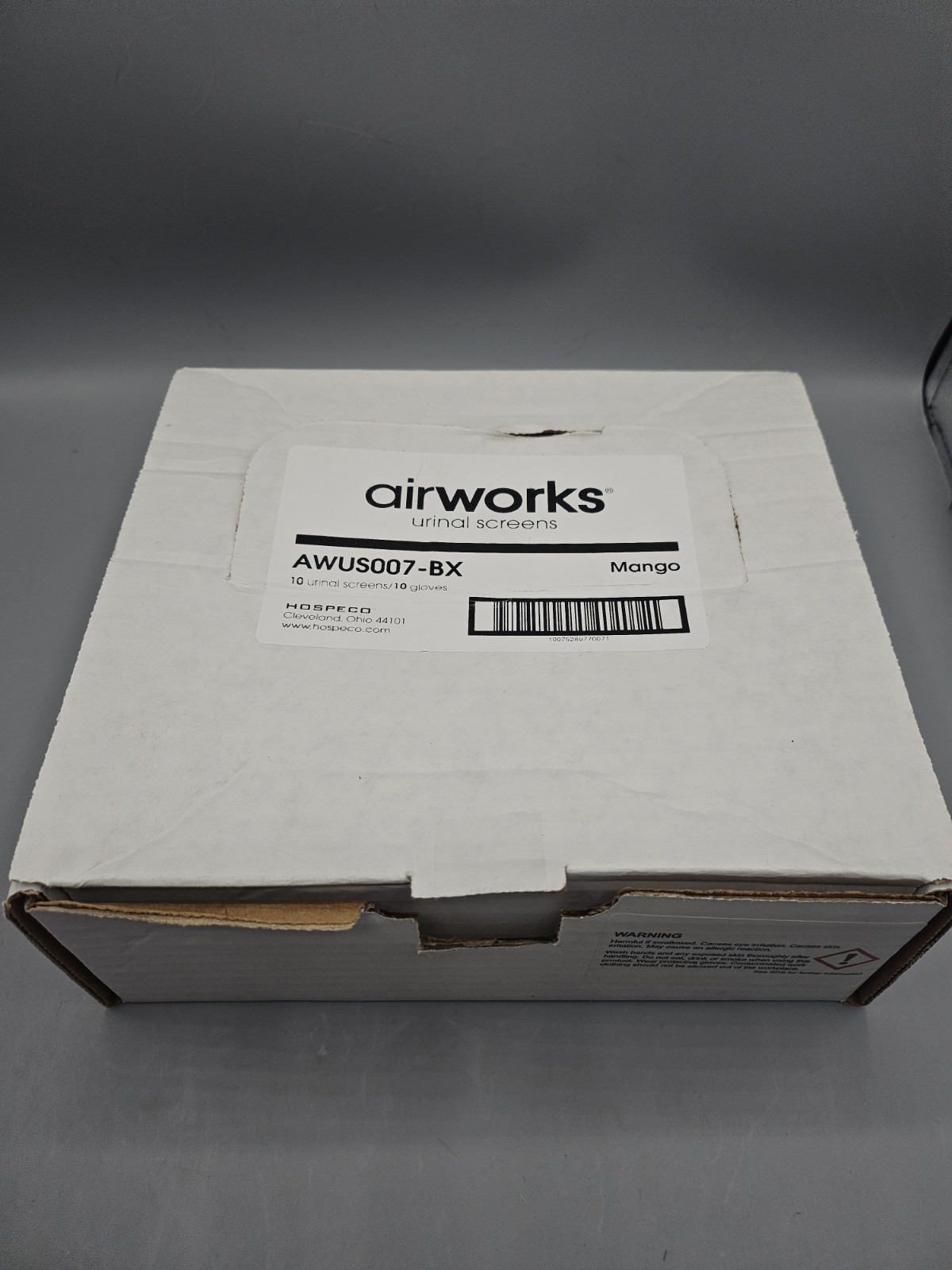 AIRWORKS AWUS007-BX URINAL SCREENS, MANGO, 10 PER BOX, NIB