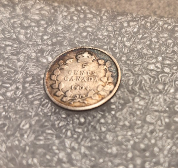 1904 Canadian Silver Nickel Coin