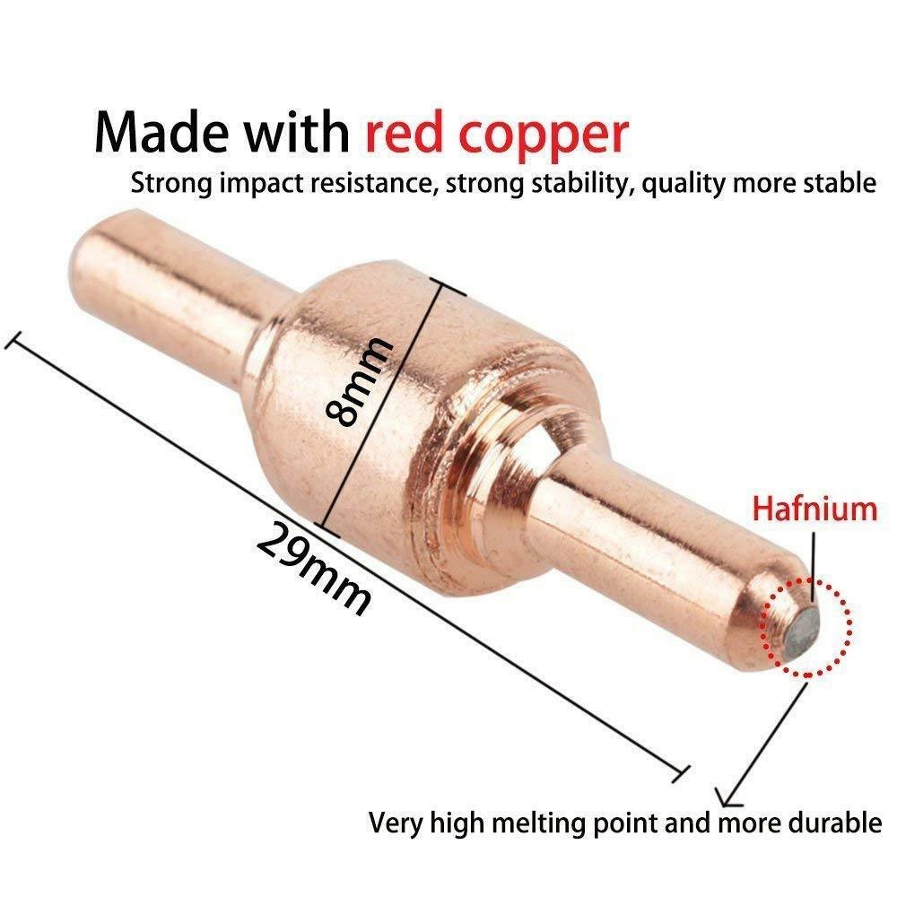 PT31 Plasma Kit Torch Maintenance Copper Electrodes Nozzle Replacement