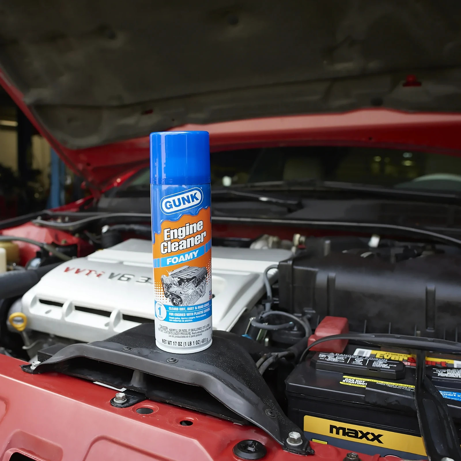 17 oz. Foamy Engine Cleaner and Degreaser - Spray Application