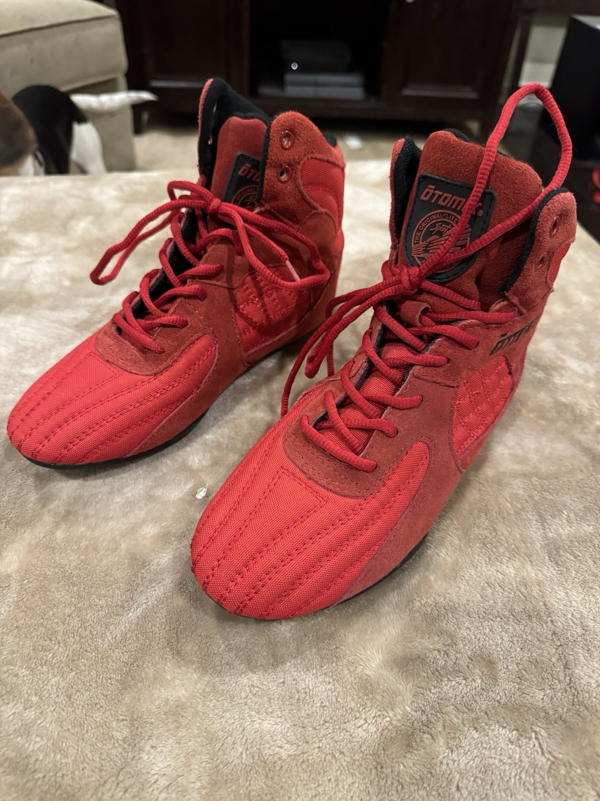 Otomix Stingray Escape Bodybuilding Weightlifting Shoes F3000 M6.5 W8 (Red)