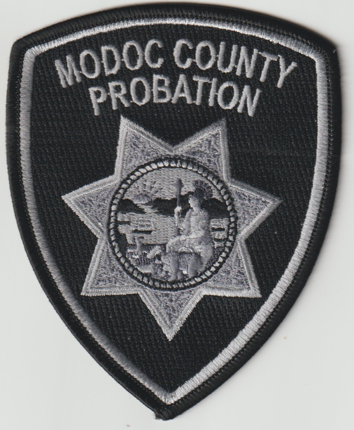Modoc County, California Probation Patch - Old Style!