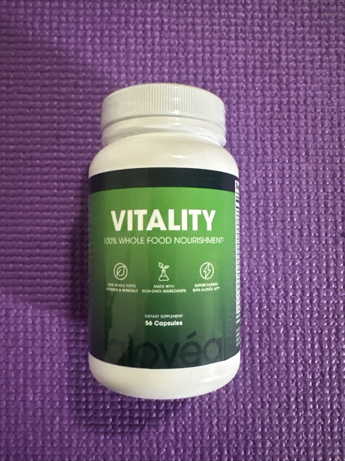 Alovea Vitality  56Capsules 100% Whole Food Nourishment Exp 10/2027 Alovéa