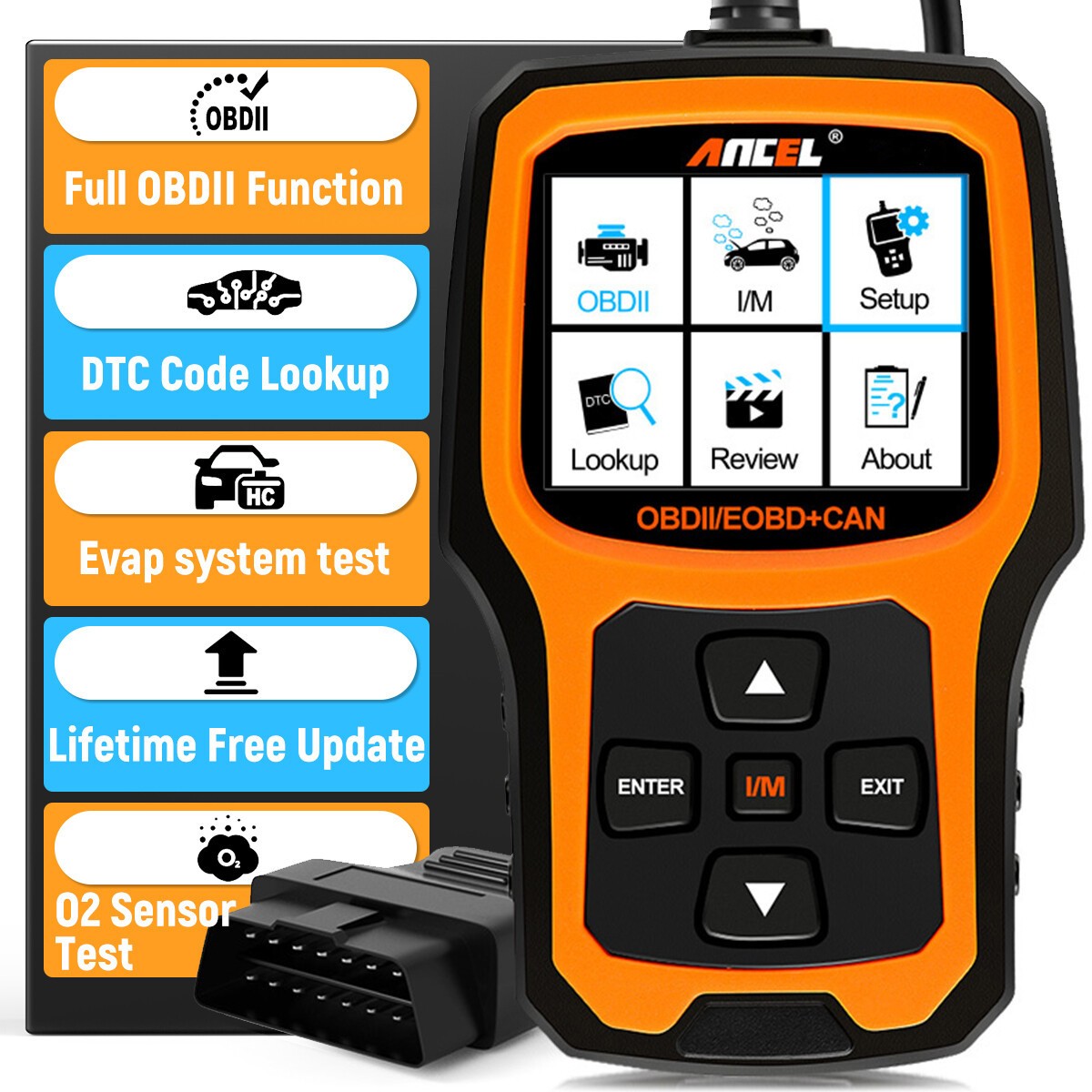 Check Engine Fault Code Reader Automotive OBD2 Scanner Car Diagnostic Scan Tool