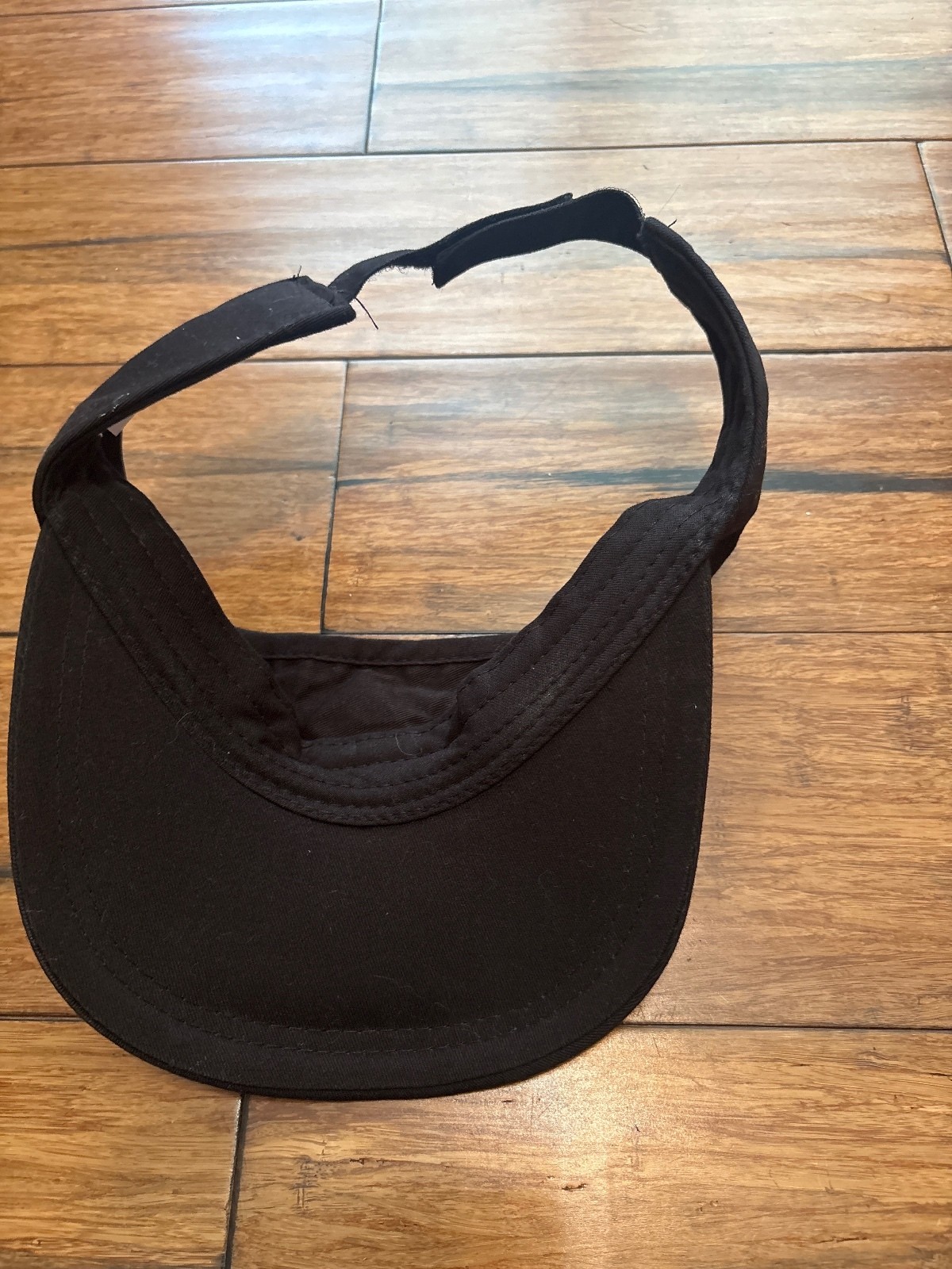 Domino's Gear Black Adjustable Visor Hat Worker Employee Uniform