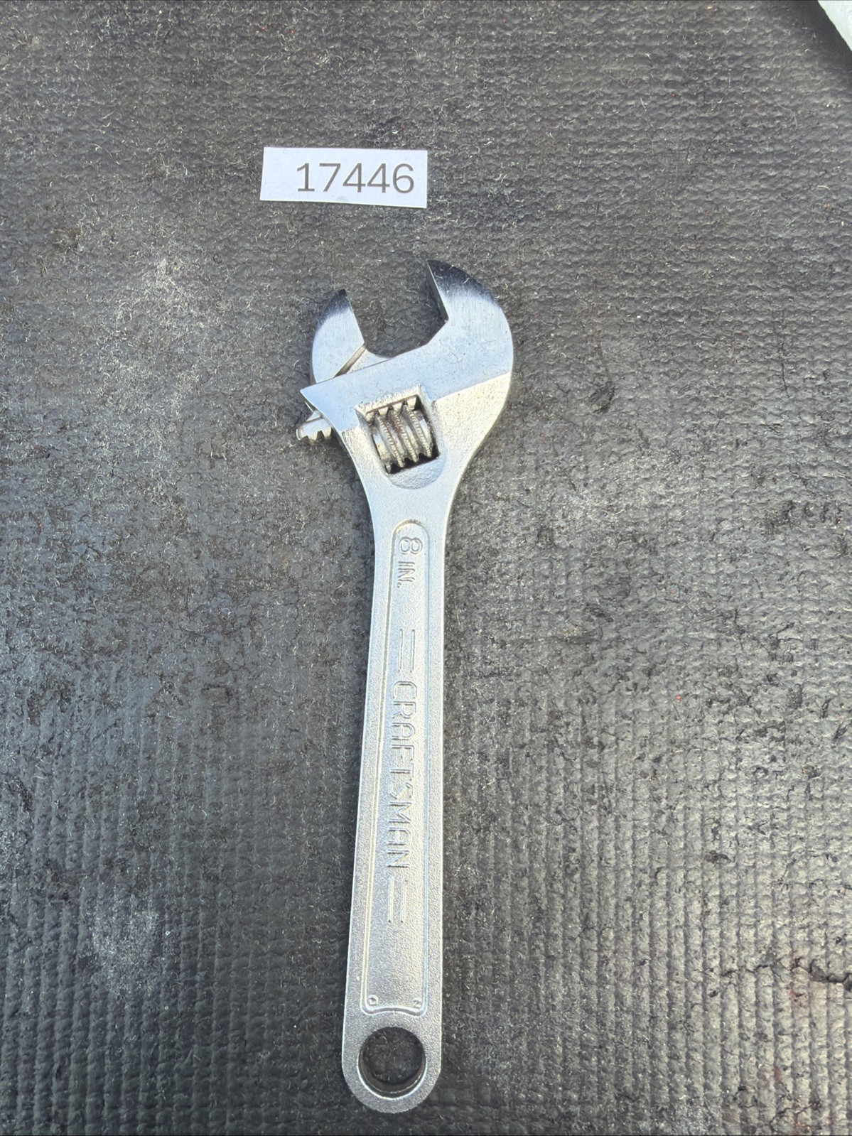 Sexy Sears Craftsman USA Nos 44603 8” Adjustable Wrench Shiny Finish Wf