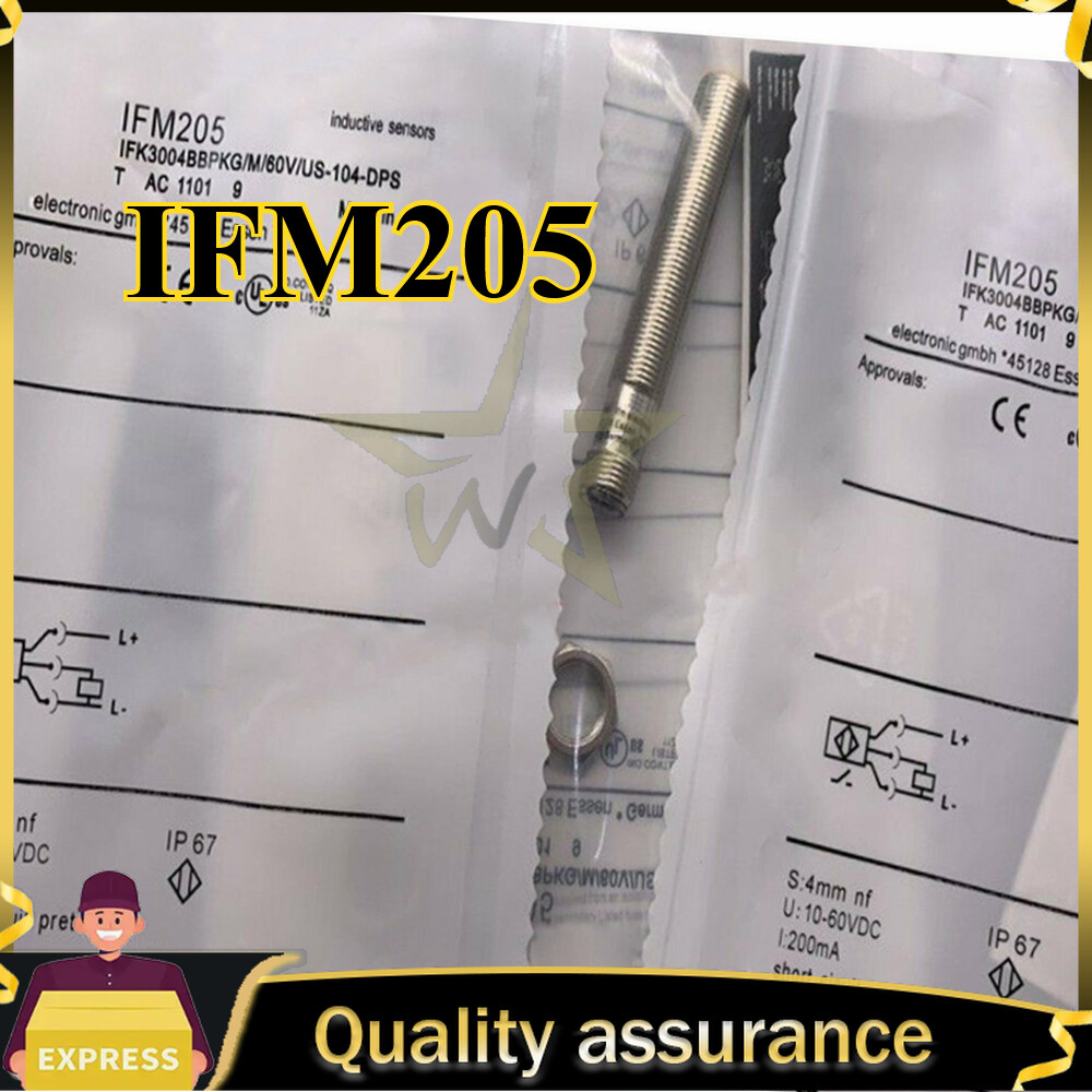 1PCS NEW IFM205 IFM 10-60VDC Inductive Proximity Switch Sensor NewKD Fast Ship