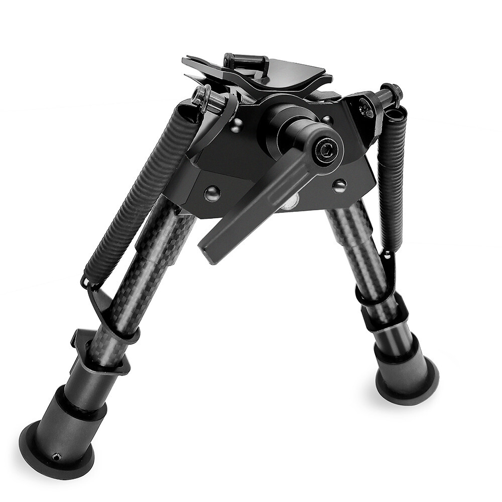 6- 9" Carbon Fiber Hunting Bipod W/ Quick Release Swivel for Hunting