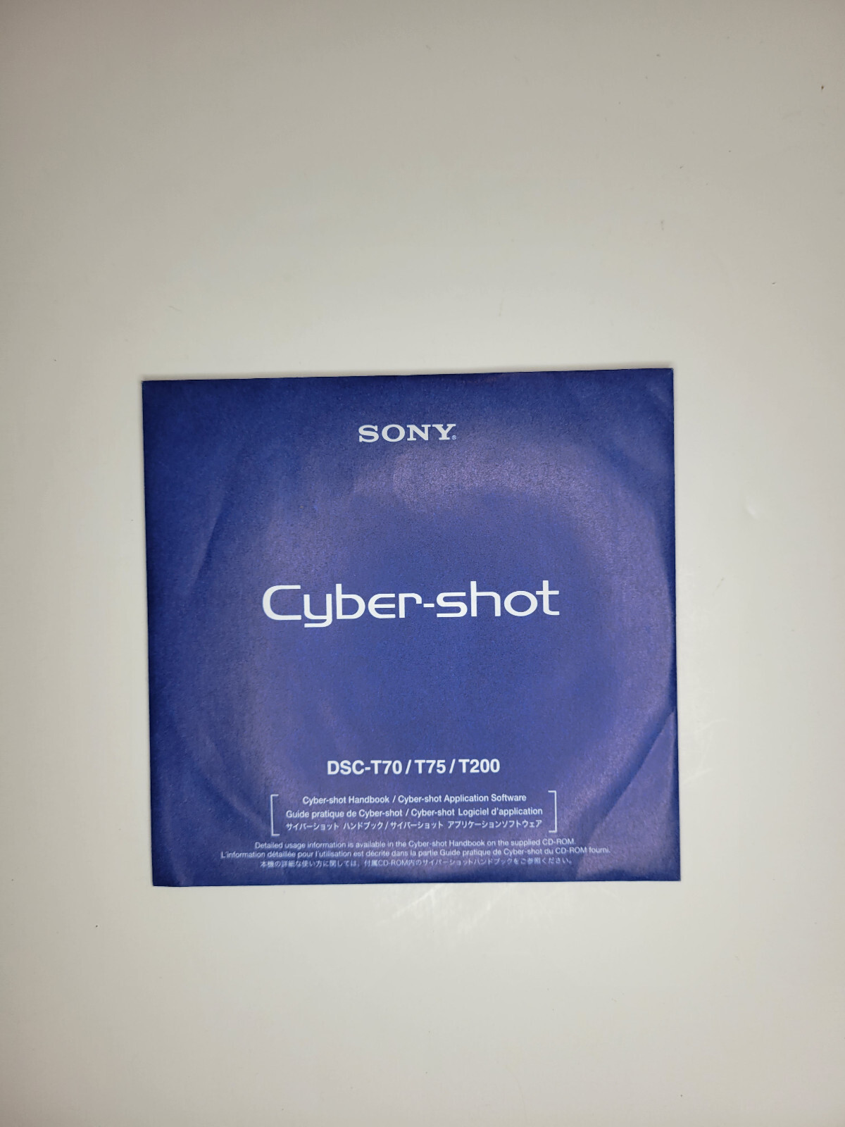 SONY Cyber-Shot CD DSC-T70/T75/T200 Ver.2.1.02 (3219478010)