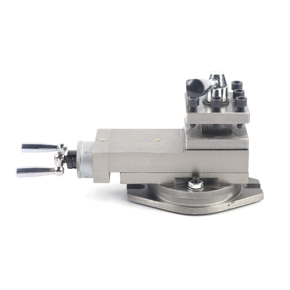 AT300 Lathe Tool Post Assembly Metal Lathe Machine Tools Holder 80mm Universal