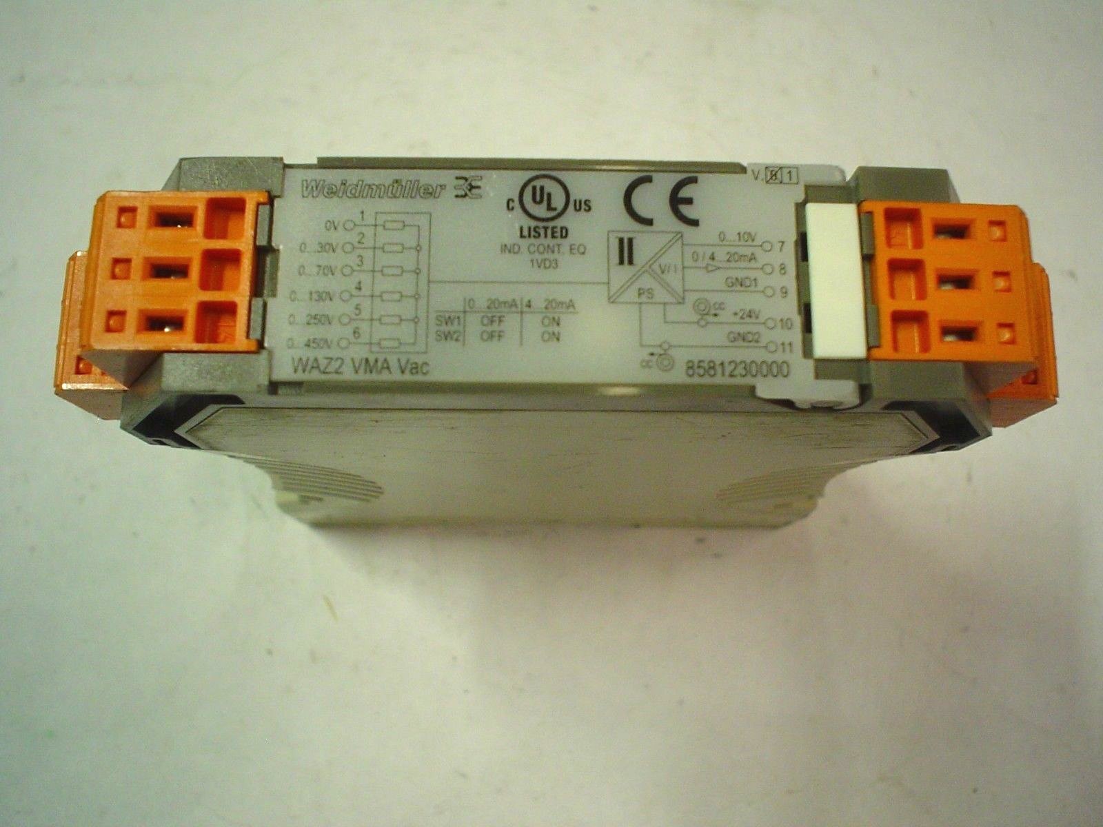 Weidmuller 8581230000 WAZ2 VMA Vac - 60 day warranty