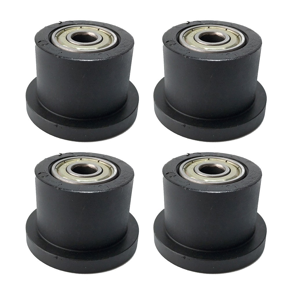 Rowing Machine Seat Roller Wheels 4pcs for High Intensity Training