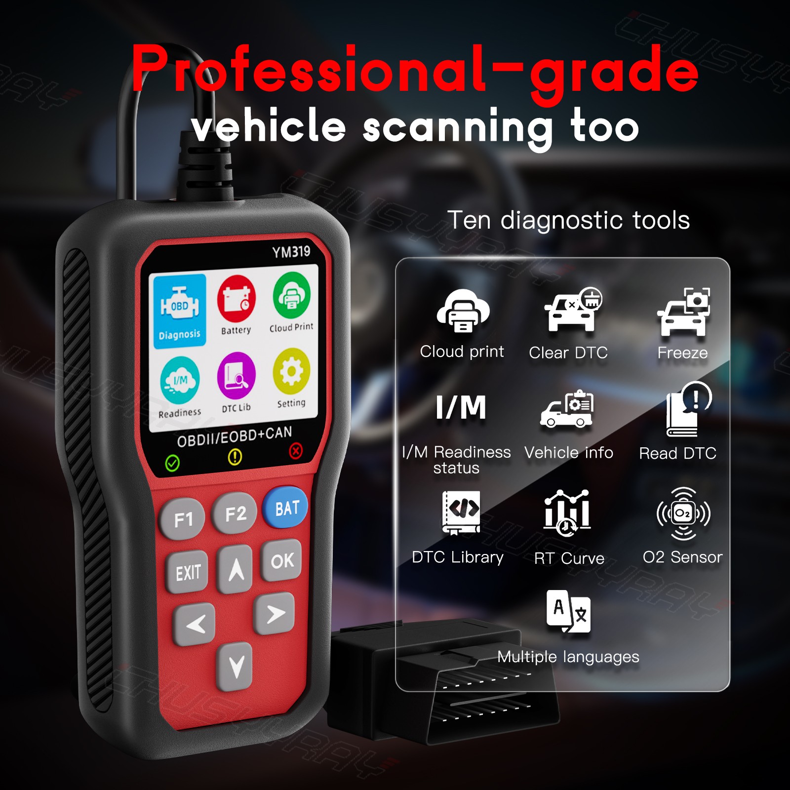 Automotive OBD2 Scanner Code Reader Car Diagnostic Scan Tool For Lexus