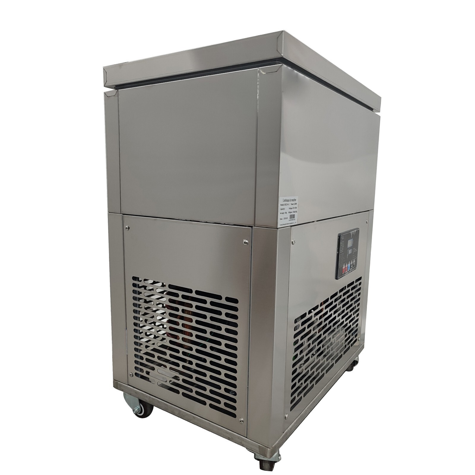 110V Snow Ice Machine Cylindrical Ice Block Making Machine Automatic 6 Buckets I