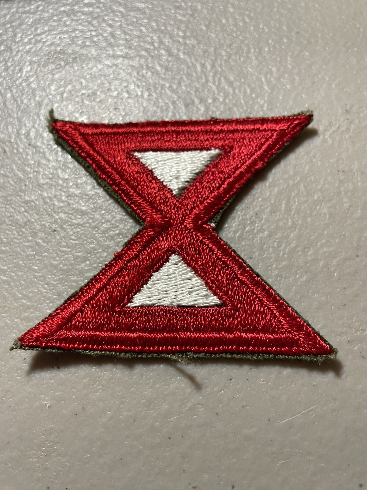 Vintage US Army WW2 to KOREA Era 10th Army Dress Patch Cut-Edge #092824-13