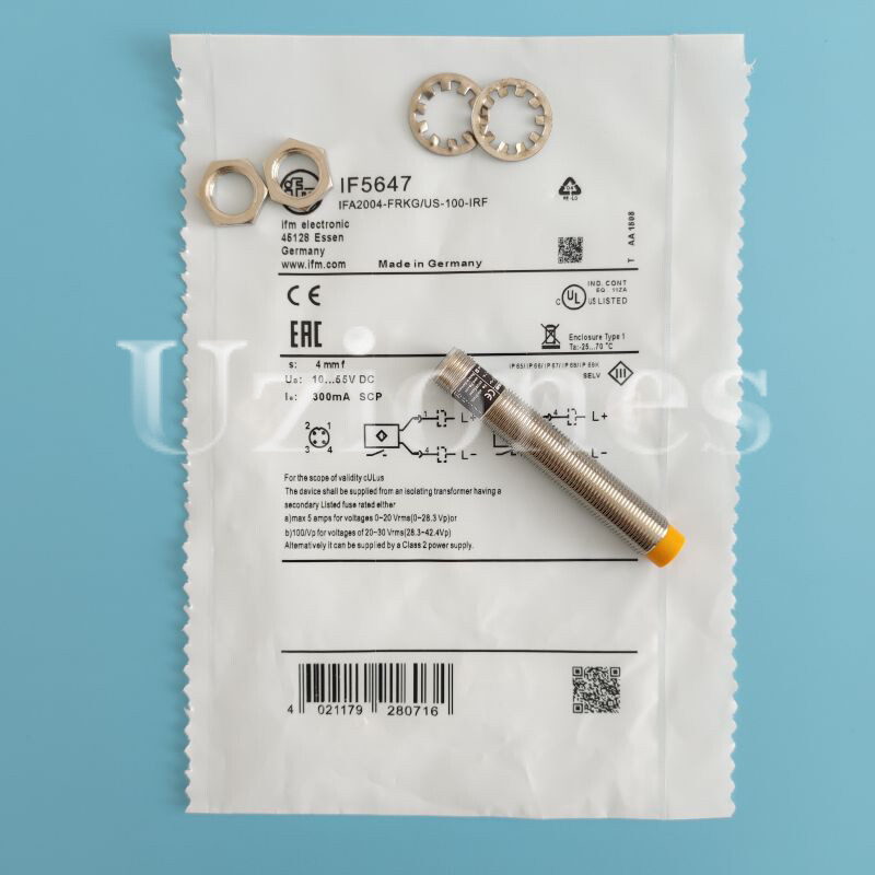 Inductive Switch Sensor For IFM IF5647 IFA2004-FRKG/US-100-IRF 10-55VDC 300mA
