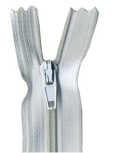 40cm White Dress Zip