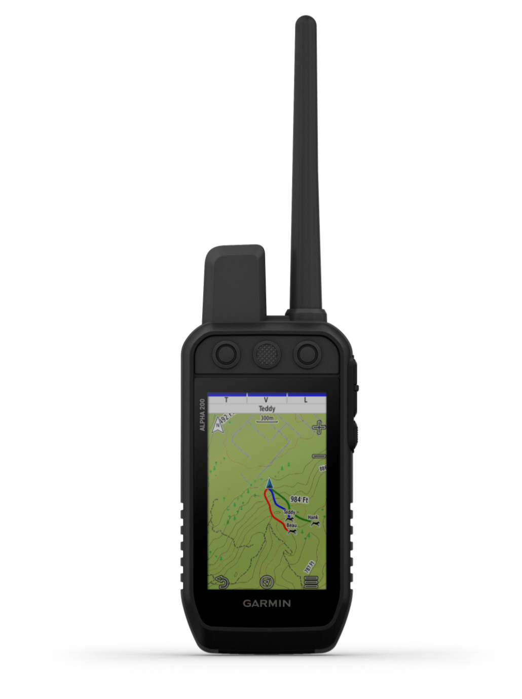 Garmin Alpha 200 Handheld Multi-Dog Tracker and Trainer High-Sensitivity GPS