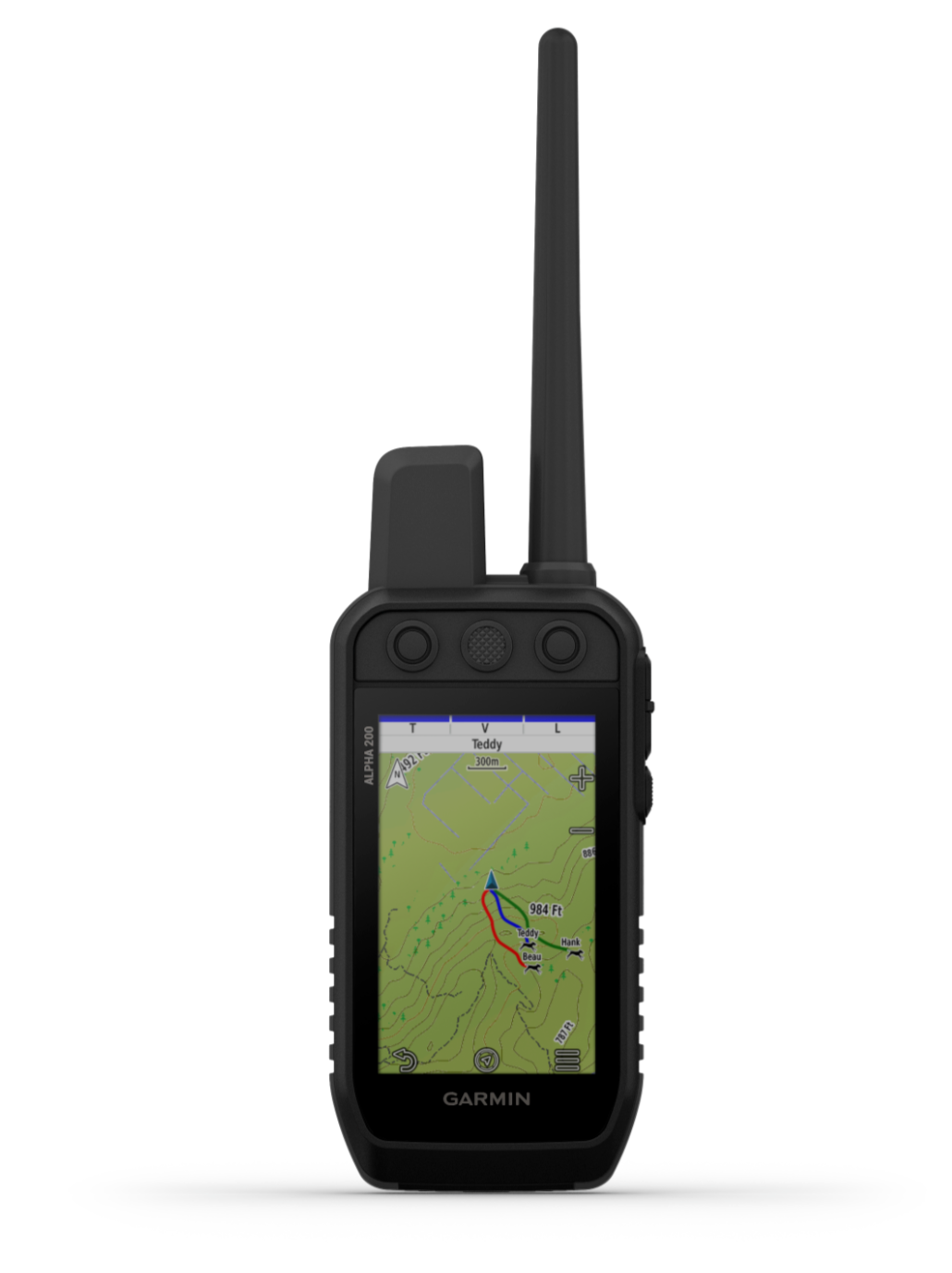 Garmin Alpha 200 Handheld Multi-Dog Tracker and Trainer High-Sensitivity GPS