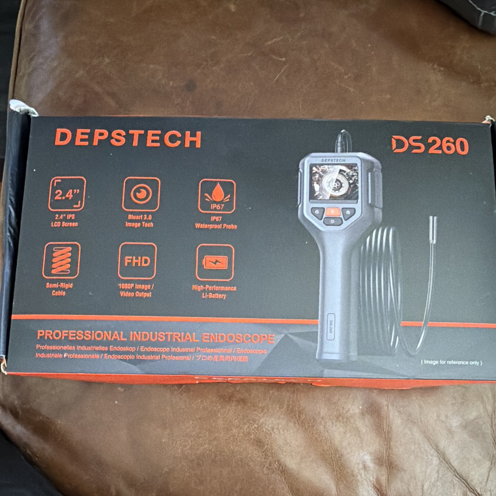 DEPSTECH DS260 Digital Inspection Camera 1080P LCD Display Semi-Rigid IP67