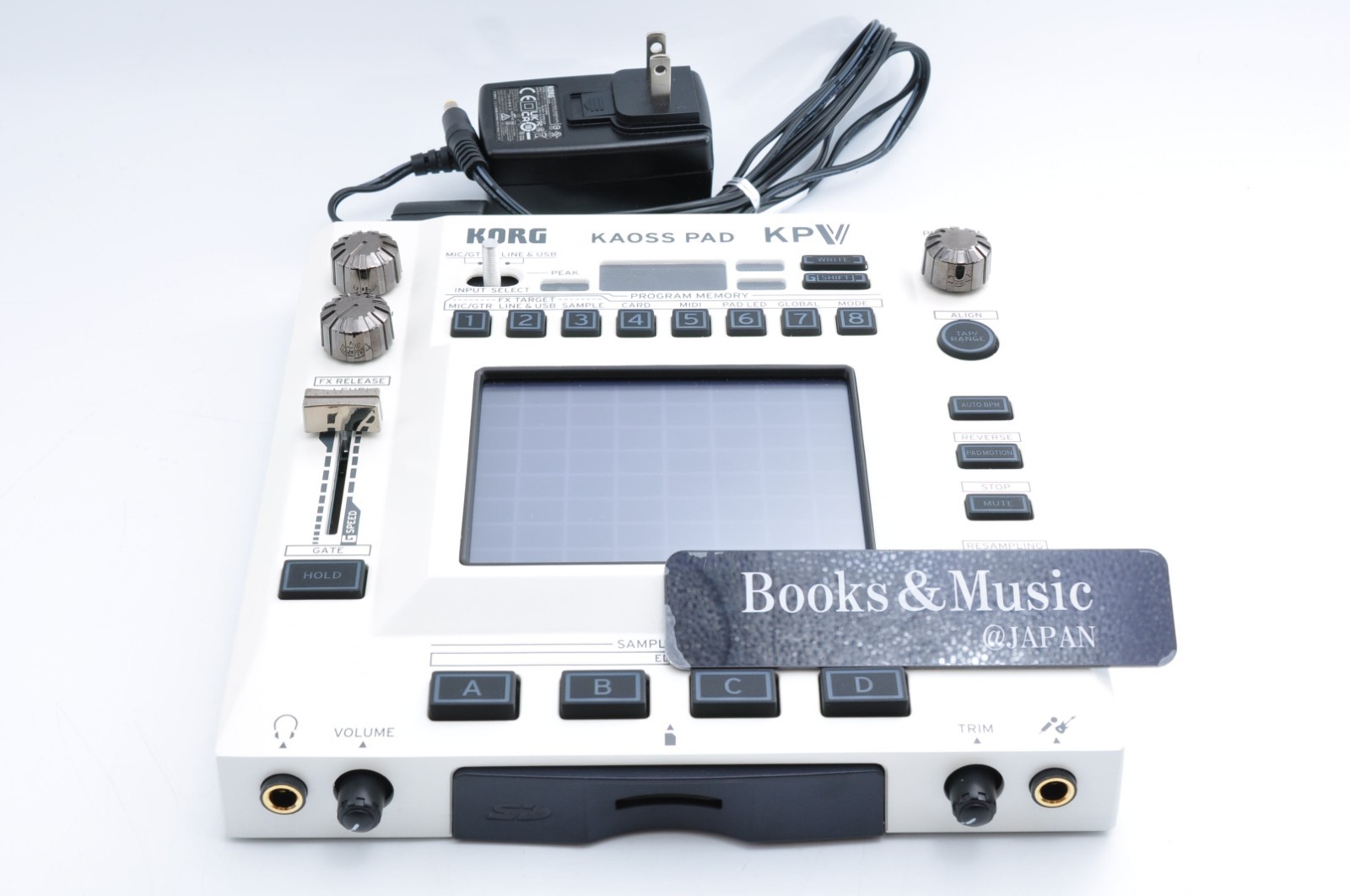 KORG Kaoss Pad V Touch Effects Processor w/Adapter Working 001704