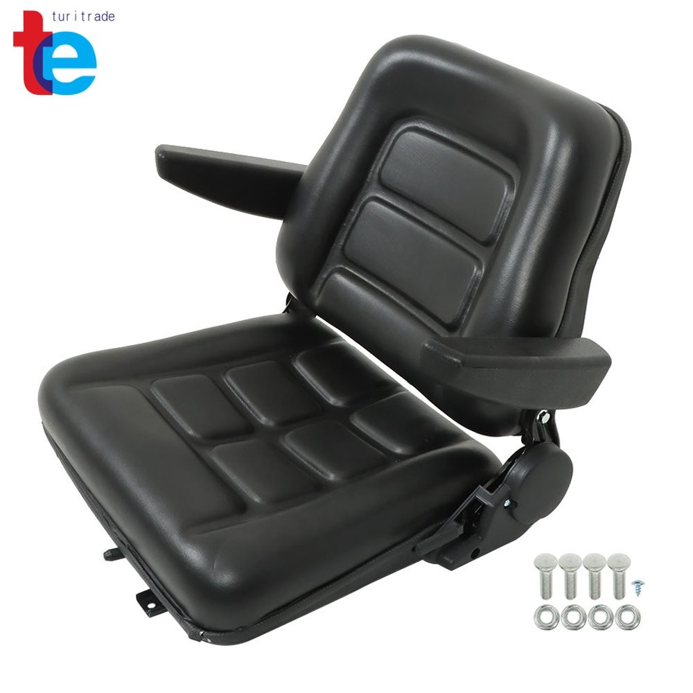 Forklift Seat Adjustable Tractor Armrests Micro Switch Excavator Universal Seat