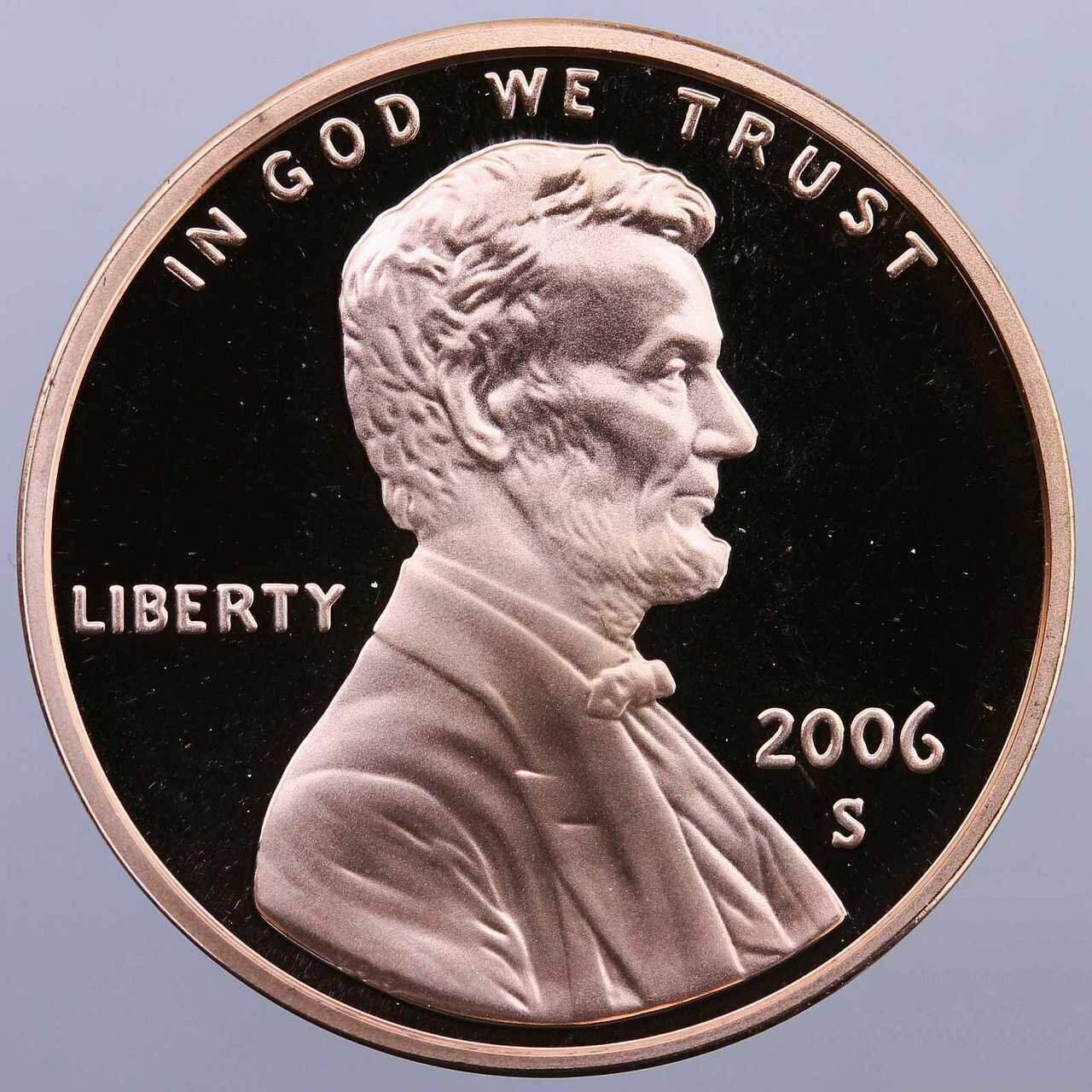 2006 S Lincoln Memorial Cent Gem Deep Cameo PROOF Penny US Mint Coin "STUNNING!"