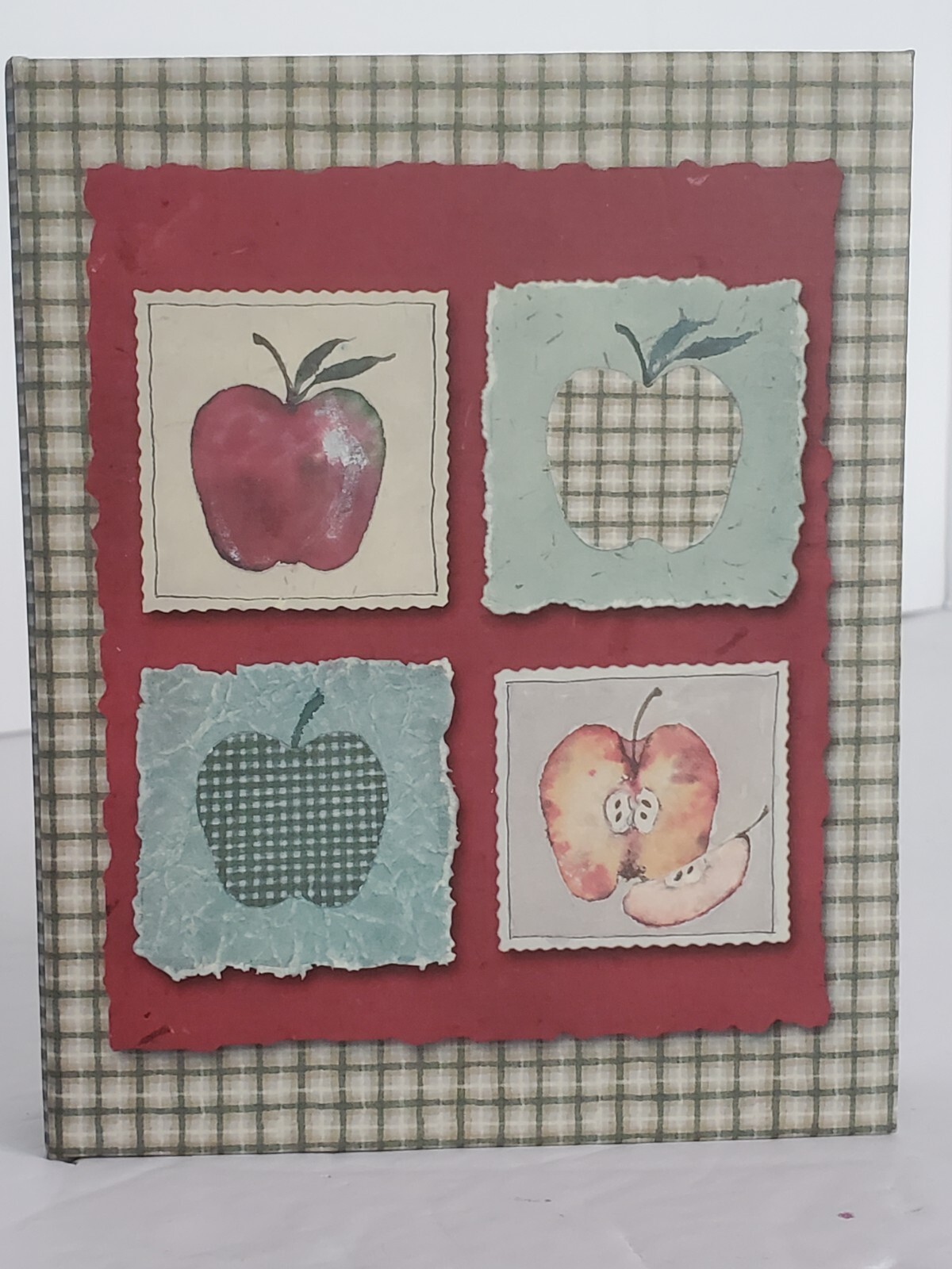 VTG 1995 Country Apples Box, 200 Unbound Note Pages, Apple Theme