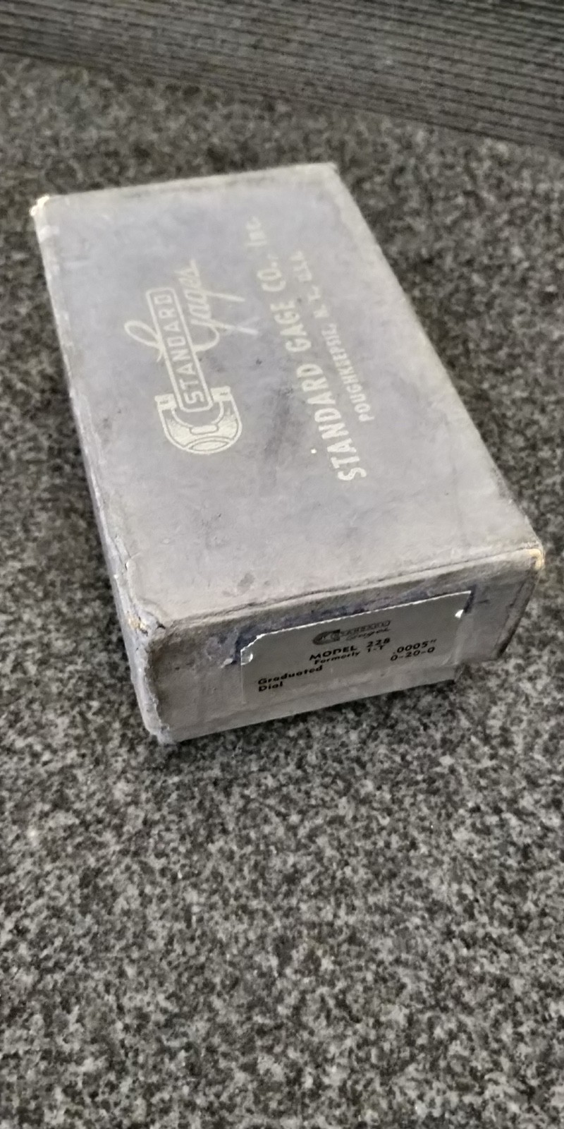 Standard Gage Dial Indicator #228 (1-T) .0005" range = .100"