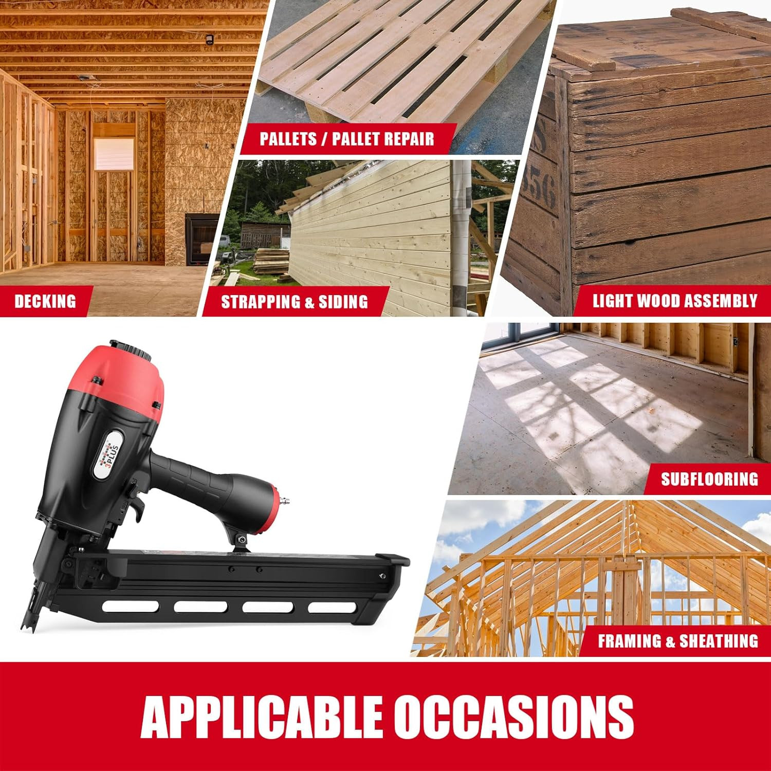 H2190SP 21 Degree Full round Head Framing Nailer