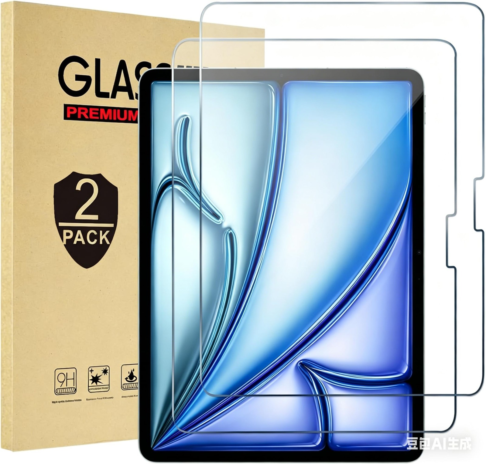 [2 Pack] Screen Protector for iPad Air 11 inch (Air 8th/7th/6th Generation) M4/M