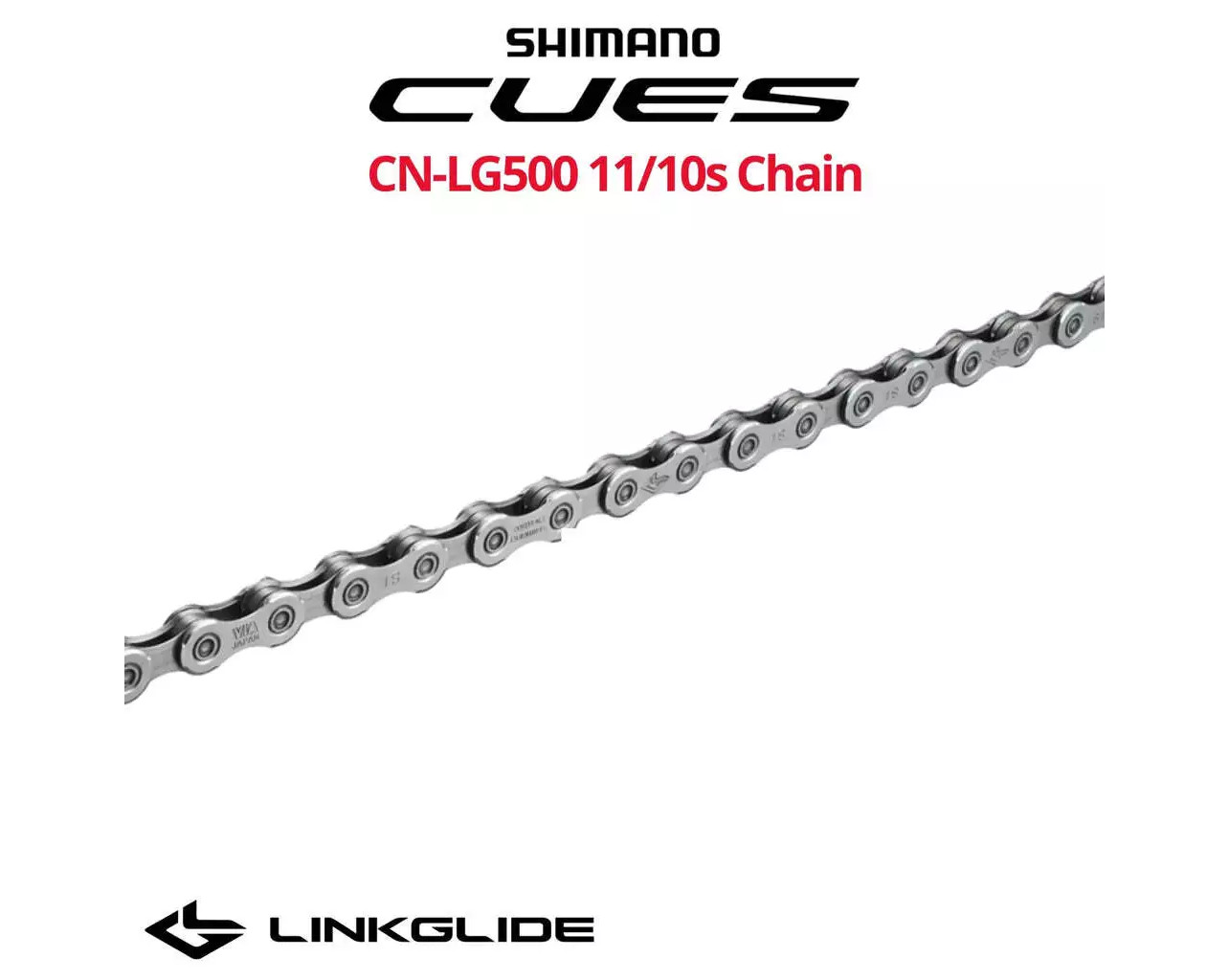 NEW Shimano XT / Cues CN-LG500 9/10/11 Speed Chain LINKGLIDE Hyperglide 126 Link