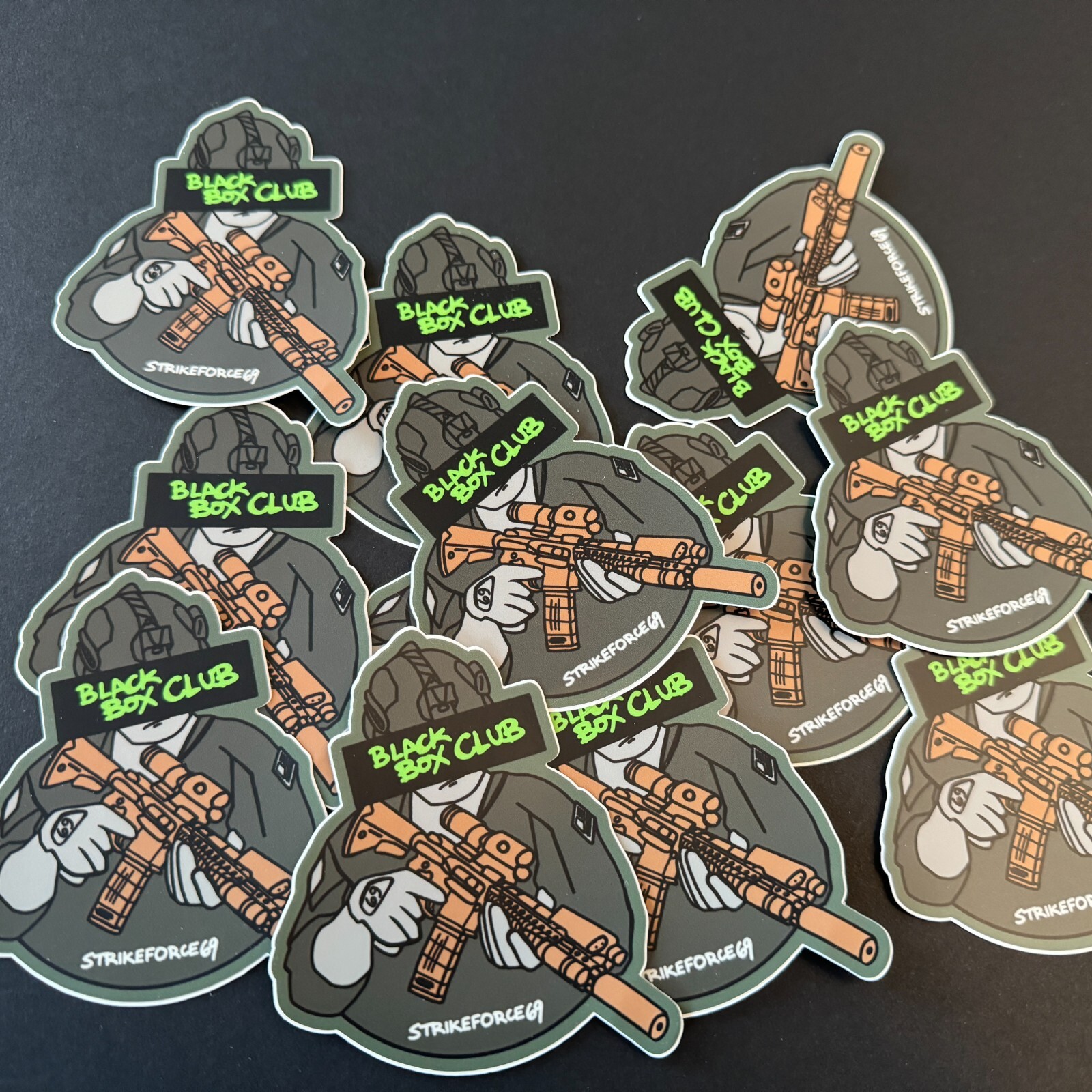 Black Box Club Spec Ops Tactical Stickers by StrikeForce69