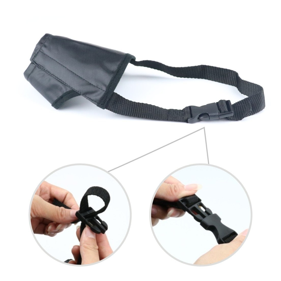 7PCS Adjustable Dog Muzzles - Anti-Biting Barking Muzzles for Small, Medium, ...