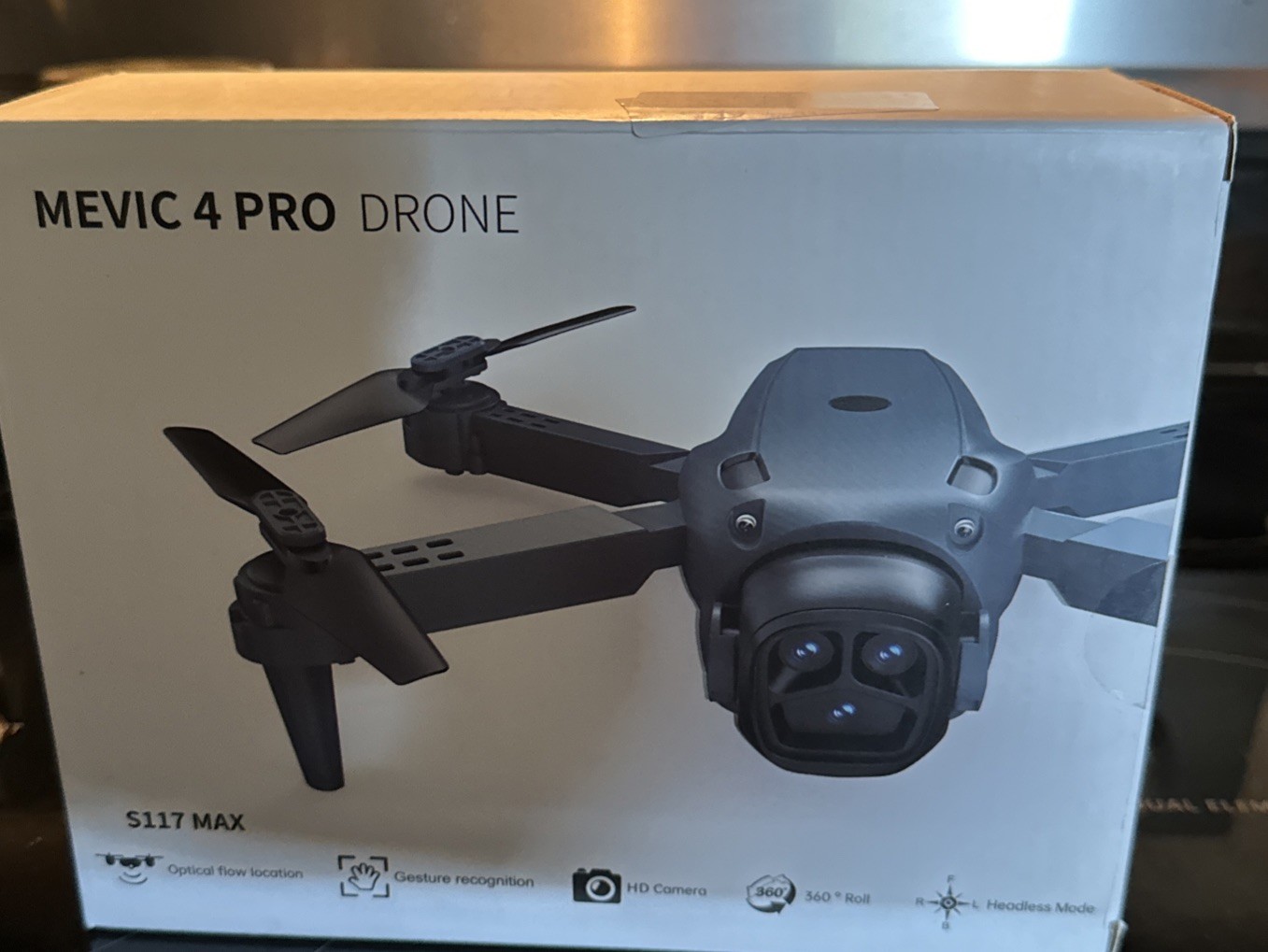 Mevic 4 Pro Drone 4k 3 Cameras, Stabilization